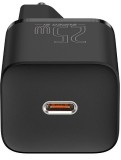 INCARCATOR retea Baseus Super Si, Quick Charge 25W, 1 x USB Type-C 5V/3A, negru &quot;CCSP020101&quot; (timbru verde 0.18 lei) - 6932172603724