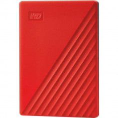 HDD extern WD My Passport 2TB, 2.5", USB 3.2 Gen1, Rosu