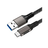 Cablu USB 3.0, PRESTIGE CHARGE&reg;, transfer date 10Gbps &amp; AndroidAuto, incarcare 60W, compatibil Samsung, Huawei, Xiaomi, Oppo, OnePlus, hard extern, ne