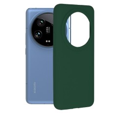 Husa Xiaomi 14 Ultra Techsuit Soft Edge Silicone, verde foto