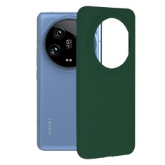 Husa Xiaomi 14 Ultra Techsuit Soft Edge Silicone, verde