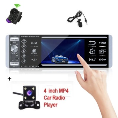 MP5 player de 4.1 inchi, 1DIN, 4x45W, controller, mirrorlink + camera marsalier foto