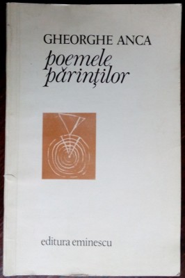 GEORGE/GHEORGHE ANCA-POEMELE PARINTILOR/1976/DEDICATIE-AUTOGRAF/DESEN C.BRANCUSI foto