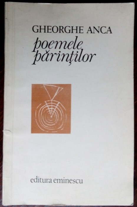 GEORGE/GHEORGHE ANCA-POEMELE PARINTILOR/1976/DEDICATIE-AUTOGRAF/DESEN C.BRANCUSI