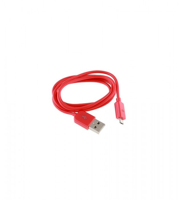 Cablu de date de la USB 2.0 la Micro USB-Lungime 2 Metri-Culoare Roșu