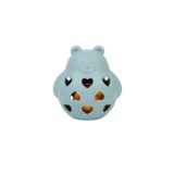 Zornaitoare din silicon pentru bebelusi, Ursuletul cu miere, albastru pastel