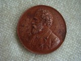 Plachetă / Medalie Ion Bratianu 1891 (Gravor P. Telge) / 4 - 50 mm