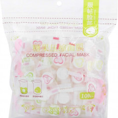 Yte 100 buc țesătură de bumbac comprimată mască facială hârtie DIY pentru îngrij