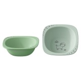 Set 2 castroane pentru copii nip Green, 300 ml, verzi, 4+ luni