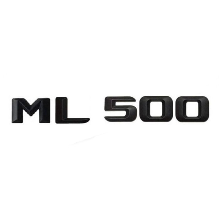 Emblema ML 500 pentru spate portbagaj Mercedes, Negru
