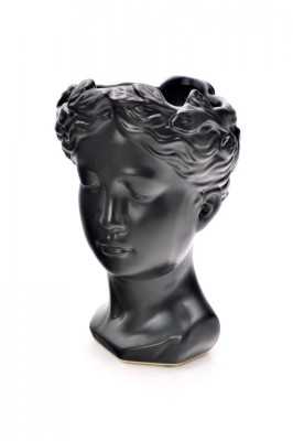 Vaza Venus din Ceramica, Neagra foto