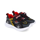 Sneakers cu roti si leduri garvalin 252800, negri (marime: 26)