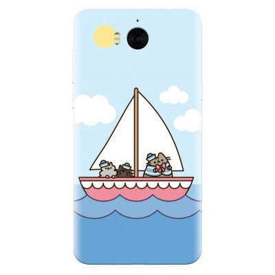 Husa silicon pentru Huawei Y6 2017, Happy Sailors foto