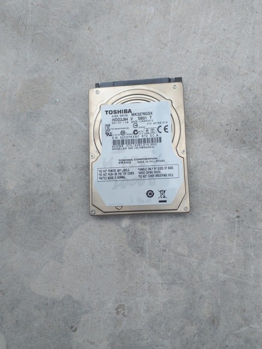 HDD 320BB Toshiba MK3276GSX