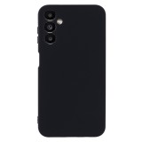 Husa compatibila cu samsung galaxy a14, matte efect, camera ultra safe, htpmag, negru