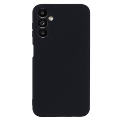 Husa compatibila cu samsung galaxy a14, matte efect, camera ultra safe, htpmag, negru foto