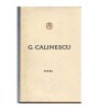 George Călinescu - Opere Vol. II: Poezii (1965, Cartonată, Stare F. Bună)