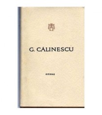 George Calinescu - Opere vol.II - Poezii - 103712