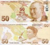 Turcia 50 Lire 2009 UNC Bancnota Ne流通 [Ne流通] Colectie Numismatica