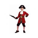 Costum carnaval Capitan Pirat pentru Copii, 7-8 ani ( 120/130 cm)