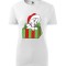 Tricou Personalizat de Craciun cu Catel si Cutie Cadou - Design Festiv