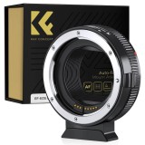 ​Adaptor Canon EF la Canon EOS R Autofocus K&amp;F Concept Auto Focus Adapter Ring EF-EOS R II KF06.520