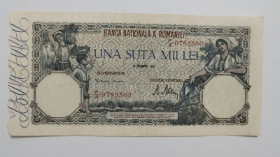 SD0067 Romania 100000 lei 1946 Decembrie foto