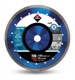 Disc diamantat pt. materiale foarte dure 125mm, TVA 125 SuperPro - RUBI-31933