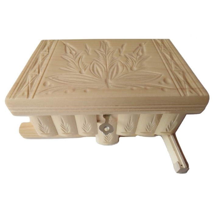 Cutie magică puzzle de bijuterii din lemn cu cheie ascunsa depozit secret pentru inel sau bani provocare natur