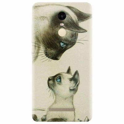 Husa silicon pentru Xiaomi Remdi Note 3, Little Cat foto