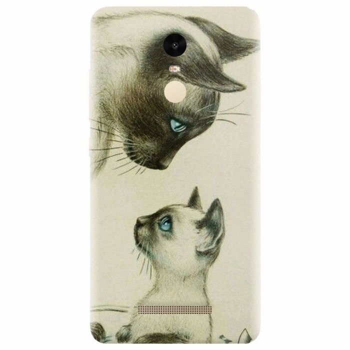 Husa silicon pentru Xiaomi Remdi Note 3, Little Cat