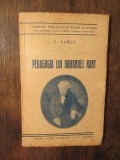 Pedagogia lui Immanuel Kant - C. Narly