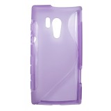 Husa silicon S-line violet pentru Sony Xperia Acro HD IS12S (Hayate)