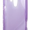 Husa silicon S-line violet pentru Sony Xperia Acro HD IS12S (Hayate)