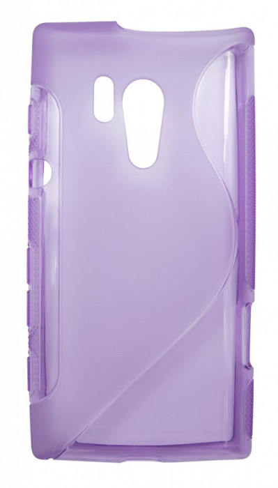 Husa silicon S-line violet pentru Sony Xperia Acro HD IS12S (Hayate)