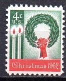 SUA 1962, Craciun, serie neuzata, MNH