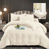 Cumpara ieftin Set lenjerie de pat pentru 2 persoane XXL, Bumbac Damasc Policotton, 4 piese, Cearceaf pat 230x260, Cearceaf pilota 220x200, Fete de perne 50x70 x 2,