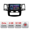 Navigatie Toyota Hilux 2008-2014 C-143 Octa Core cu Android Radio Bluetooth Internet GPS WIFI 4+32GB CarStore Technology