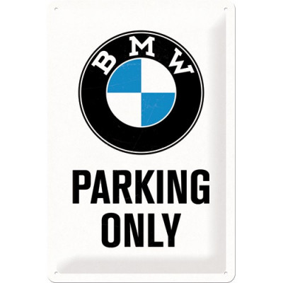 Placa metalica - BMW - Parking Only M - 20x30 cm foto
