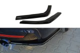 Extensii laterale Maxton Design potrivite pentru bara spate M Technik pe BMW Seria 4 F32 dupa 2013, lac negru Performance AutoTuning