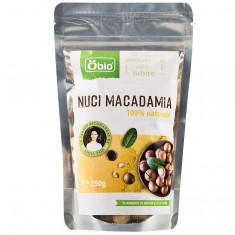 Nuci macadamia bio, 250g, Obio