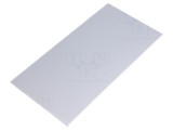 BOPLA Panou frontal aluminiu 101.8mm natural, serie ALURAIL, dimensiune 201mm