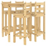 Cumpara ieftin Set mobilier de bar, 5 piese, lemn masiv de pin