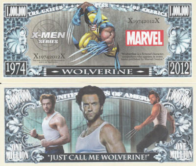 F. RARR : SUA = FANT. NOTE = WOLVERINE - 2012 - UNC/ SERIA X-MEN , MARVEL COMICS foto