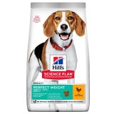 Hill&amp;#039;s Science Plan Canine Adult Perfect Weight Medium Chicken 12kg, Hill&#039;s