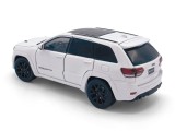 Macheta Jeep Grand Cherokee Trackhawk / lumina, sunet and coteste roti fata / alb Tayumo 1/32