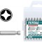 Set bit 10 buc Total Industrial - PH2 - 50mm