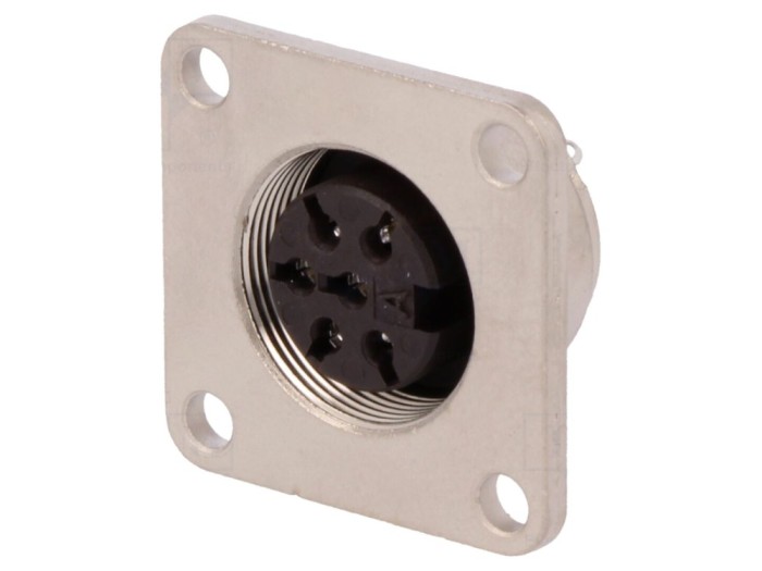 Conector M16 soclu mamă 6PIN IP67