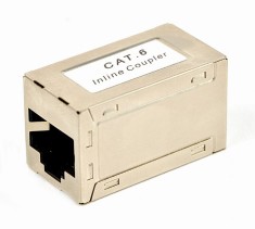 CUPLA RJ-45 GEMBIRD pt. cablu FTP, Cat6, RJ-45 (M) x 2, metal, 1 buc, &amp;quot;NCA-LC6S-01&amp;quot; foto