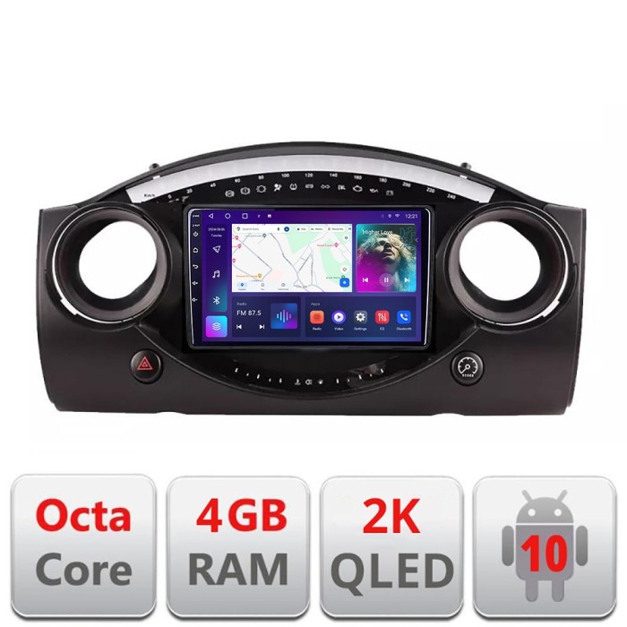 Navigatie Mini intre anii 2004-2006 Android Octa Core Ecran 2K QLED GPS 4G 4+32GB 360 KIT-mini-03+EDT-E409-2K CarStore Technology